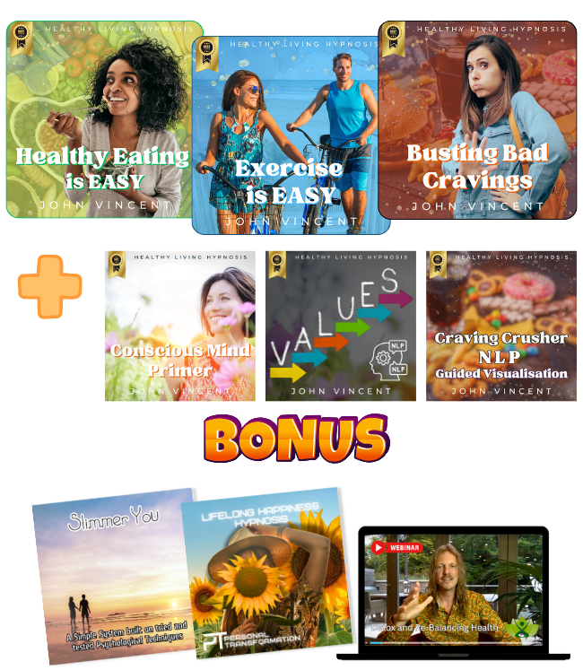 Healthy Living Hypnosis by John Vincent Hypnosis Land (650 x 800 px) cropped